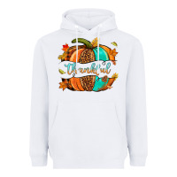 White pumpkin thankful Heavyweight Hoodie - NancyCooperArtShop
