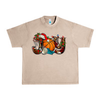 French Oak joy with basketball and santa's hat Urban Heavy Tee - AdoDesignShop