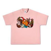 Salmon joy with basketball and santa's hat Urban Heavy Tee - AdoDesignShop