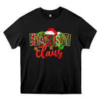 Black christmas sassy claus Heavy Core Tee - FaDigitalArtStudio