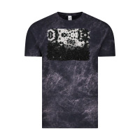 Cloud Black cowhide background Vintage Tee - BarkalooDesign