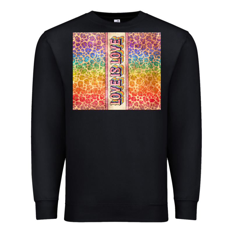 Love Is Love Pride Lgbtq+ Premium Sweatshirt by NancyCooperArtShop | Teevron