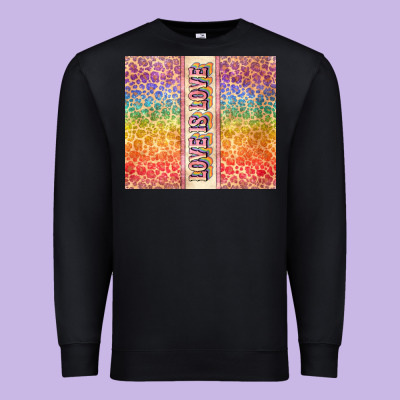 Love Is Love Pride Lgbtq+ Premium Sweatshirt Designed By Nancycooperartshop