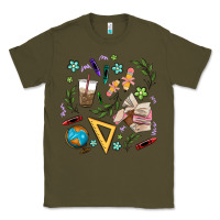 Army Green teacher tools Classic Tee - MaliasSmallBusiness