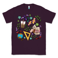 Plum teacher tools Classic Tee - MaliasSmallBusiness