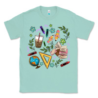 Seafoam teacher tools Classic Tee - MaliasSmallBusiness