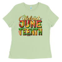 Matcha Celebrate juneteenth Ladies Tee - Zillion Design Studio