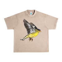 French Oak Flying American Goldfinch Urban Heavy Tee - LillyAllenDesigns