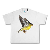Lunar Rock Flying American Goldfinch Urban Heavy Tee - LillyAllenDesigns