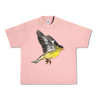 Salmon Flying American Goldfinch Urban Heavy Tee - LillyAllenDesigns