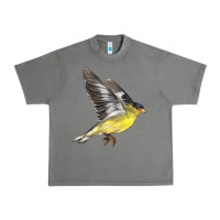 Flying American Goldfinch Urban Heavy Tee | Teevron