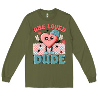 Army Green one loved dude Long Sleeve Tee - MaliasSmallBusiness