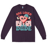 Plum one loved dude Long Sleeve Tee - MaliasSmallBusiness