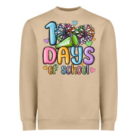 Mushroom 100 days of school cheer Heavyweight Sweatshirt - MaliasSmallBusiness
