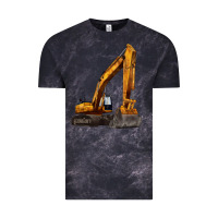 Cloud Black excavator Vintage Tee - LillyAllenDesigns