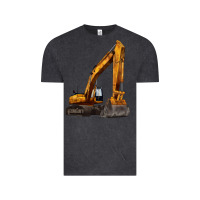 Vintage Black excavator Vintage Tee - LillyAllenDesigns