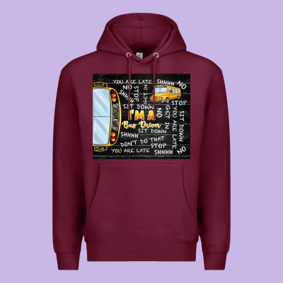 I'm A Bus Driver School Bus Black Premium Hoodie Designed By Tumblerdesignbyshophia