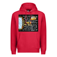 Cardinal i'm a bus driver school bus black Premium Hoodie - TumblerDesignByShophia