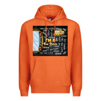 Carrot i'm a bus driver school bus black Premium Hoodie - TumblerDesignByShophia