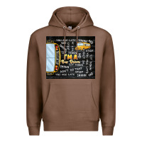 Chestnut i'm a bus driver school bus black Premium Hoodie - TumblerDesignByShophia