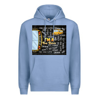 Colony Blue i'm a bus driver school bus black Premium Hoodie - TumblerDesignByShophia