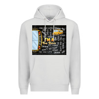 Dove Grey i'm a bus driver school bus black Premium Hoodie - TumblerDesignByShophia
