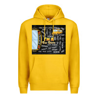 Lemon i'm a bus driver school bus black Premium Hoodie - TumblerDesignByShophia