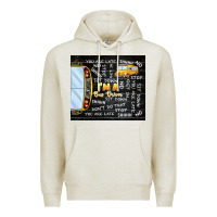 Oatmeal Heather i'm a bus driver school bus black Premium Hoodie - TumblerDesignByShophia