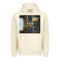Sandshell i'm a bus driver school bus black Premium Hoodie - TumblerDesignByShophia