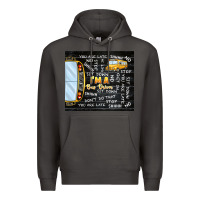 Smoke i'm a bus driver school bus black Premium Hoodie - TumblerDesignByShophia