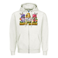 Happy Easter Heifers Zipper Hoodie | Teevron