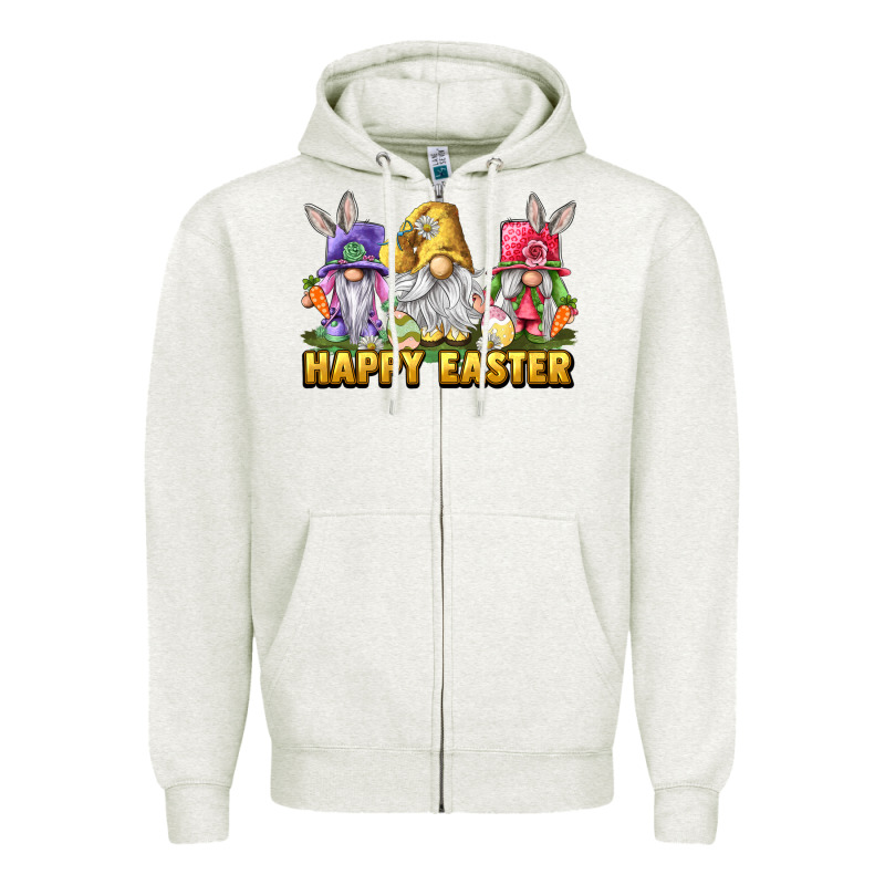 Happy Easter Heifers Zipper Hoodie by LillyAllenDesigns | Teevron