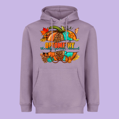 Optometry Thankful Grateful Blessed Pumpkin Heavyweight Hoodie Designed By Nancycooperartshop