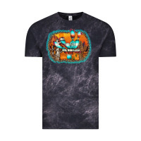 Cloud Black western cactus Vintage Tee - AdoDesignShop