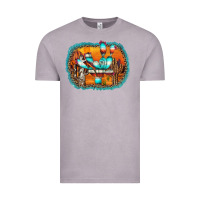 Vintage Zinc western cactus Vintage Tee - AdoDesignShop