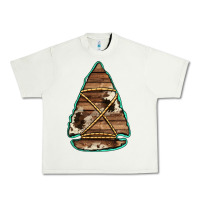 Pistachio cowhide wooden arrowhead Urban Heavy Tee - Jasminsmagicworld