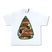 White cowhide wooden arrowhead Urban Heavy Tee - Jasminsmagicworld