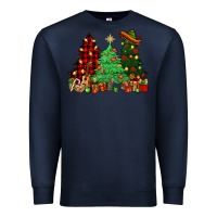 Navy Mexican Christmas trees Premium Sweatshirt - NancyCooperArtShop