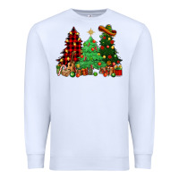 White Mexican Christmas trees Premium Sweatshirt - NancyCooperArtShop