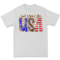 Dove Grey god bless the usa Premium Tee - RacoonDesign