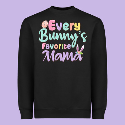 Every Bunny's Favorite Mama Heavyweight Sweatshirt Designed By Maliassmallbusiness