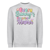 Heather Grey every bunny's favorite mama Heavyweight Sweatshirt - MaliasSmallBusiness