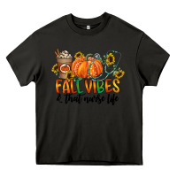 Asphalt fall vibes and that nurse life Heavy Core Tee - CowhideDigitalArt
