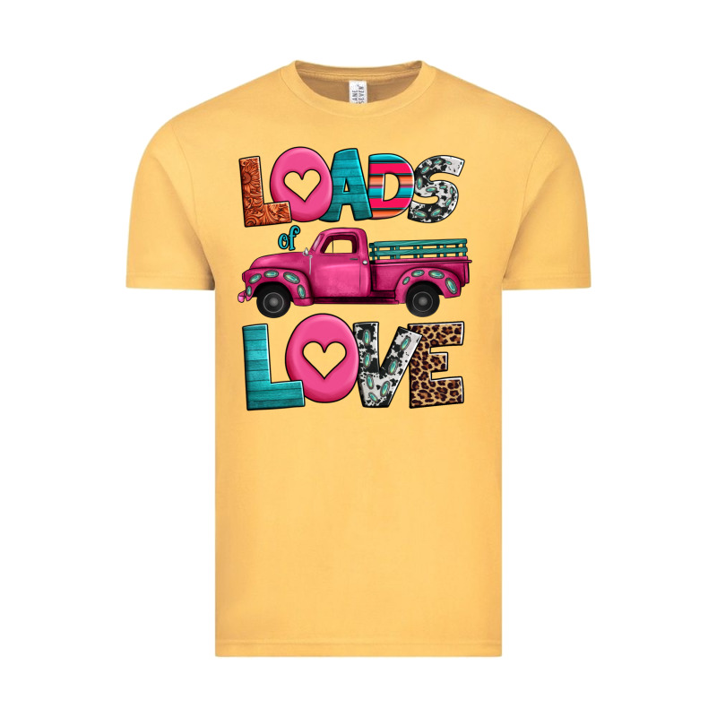 Loads Of Love Valentine's Day Truck Vintage Tee by Jasminsmagicworld | Teevron