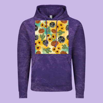 Leopard Pumpkin Cactus Sunflower Seamless Vintage Hoodie Designed By Adodesignshop