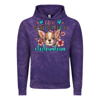 Cloud Purple life is better with a chihuahua Vintage Hoodie - Jasminsmagicworld