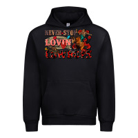 Black Never stop lovin cowboys Urban Hoodie - FaDigitalArtStudio