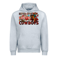 Heather Grey Never stop lovin cowboys Urban Hoodie - FaDigitalArtStudio