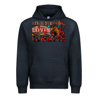 Navy Never stop lovin cowboys Urban Hoodie - FaDigitalArtStudio
