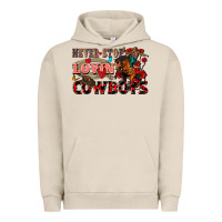 Pigment French Oak Never stop lovin cowboys Urban Hoodie - FaDigitalArtStudio